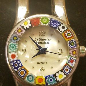 Le Murrine Veneziane Murano "Memories" Glass Watch